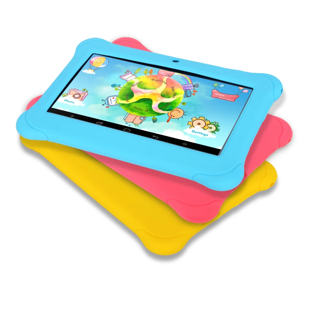 iRULU Y1 7" Quad Core Android BabyPad For Kids Education Tablet PC for Children Dual Cam 8GB Learn Grow Play With Case Gift Hot