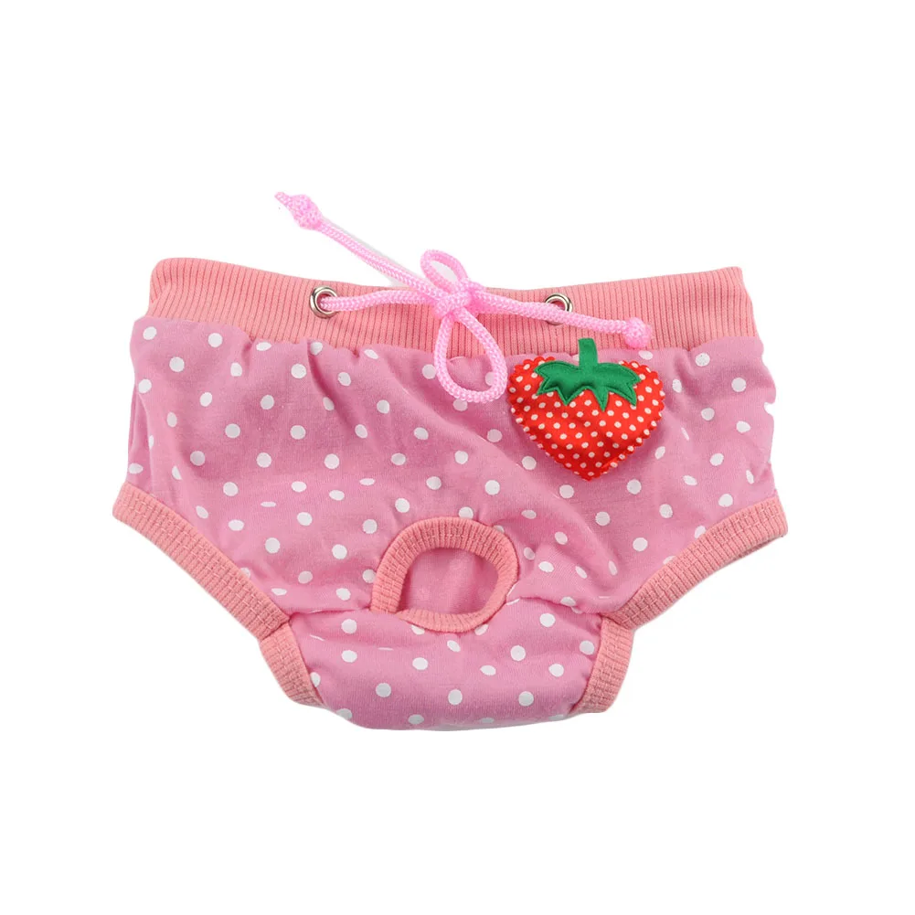 Pet Dog Physiological Pants Strawberry Print Cotton Pet Dog Panties Strap Sanitary Dog Underwear Diapers Puppy Shorts
Pet Dog Physiological Pants Strawberry Print Cotton Pet Dog Panties Strap Sanitary Dog Underwear Diapers Puppy Shorts