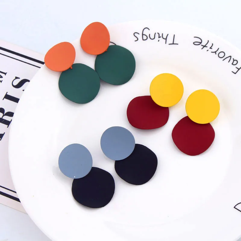 Fashion Women Earrings 2018 Korean Vintage Colorful Statement Big Drop Earrings Jewelry Earrings For Women Pendientes boucle
Fashion Women Earrings 2018 Korean Vintage Colorful Statement Big Drop Earrings Jewelry Earrings For Women Pendientes boucle