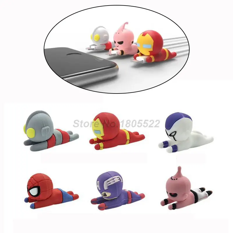 Cable Winder For iphone 5 6 7 8 x Superhero Cable Accessory Animal Bites USB Data Cable Protector USB Charger cable protection
Cable Winder For iphone 5 6 7 8 x Superhero Cable Accessory Animal Bites USB Data Cable Protector USB Charger cable protection
