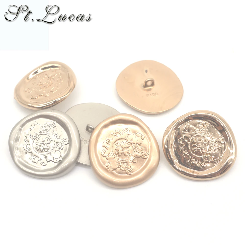 DIY 26MM New fashion gold sewing metal button 10pcs/lot decorative buttons British style for women overcoat garment accessories
DIY 26MM New fashion gold sewing metal button 10pcs/lot decorative buttons British style for women overcoat garment accessories