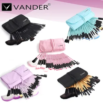 Vander Pro 32x Makeup Brushes Set Foundation Powder Eyeshadow Eyeliner Lip Blending Brushes pincel maquiagem + Case
Vander Pro 32x Makeup Brushes Set Foundation Powder Eyeshadow Eyeliner Lip Blending Brushes pincel maquiagem + Case