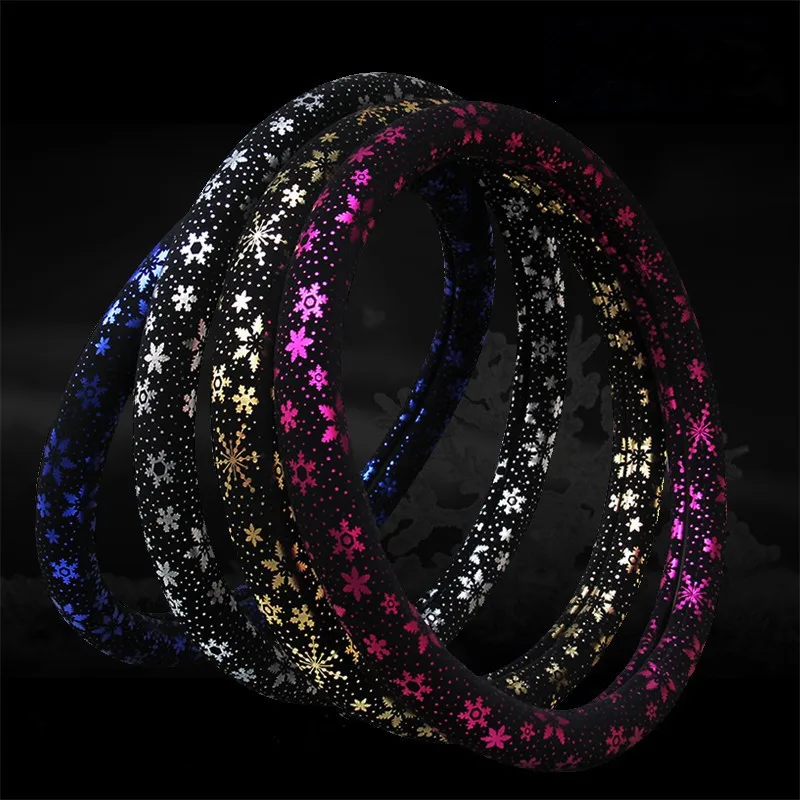 Pretty And Shiny Snowflake Design Steering Wheel cover Universal 37-38cm Car Styling Fit For Most Car Van SUV
Pretty And Shiny Snowflake Design Steering Wheel cover Universal 37-38cm Car Styling Fit For Most Car Van SUV