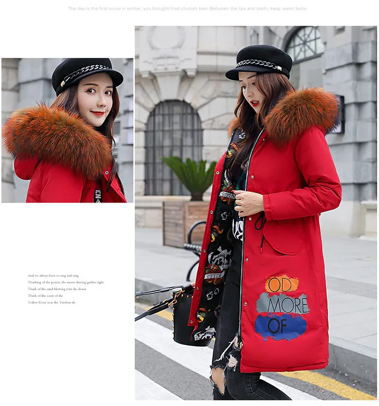 Long Winter Jackets And Coats Woman Warm Women Parka 2018 Winter Linen Cotton Coat Women Both Sides Wear Coats LZ976 (13)