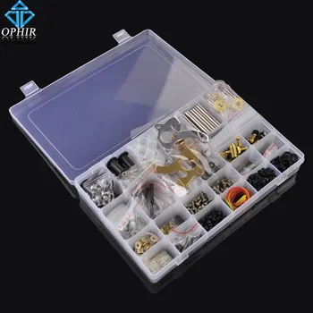 

OPHIR 898pcs DIY Tattoo Accessories 36 Styles Tattoo Parts Kit for Tattoo Machine Gun Rebuild & Maintain _TA011