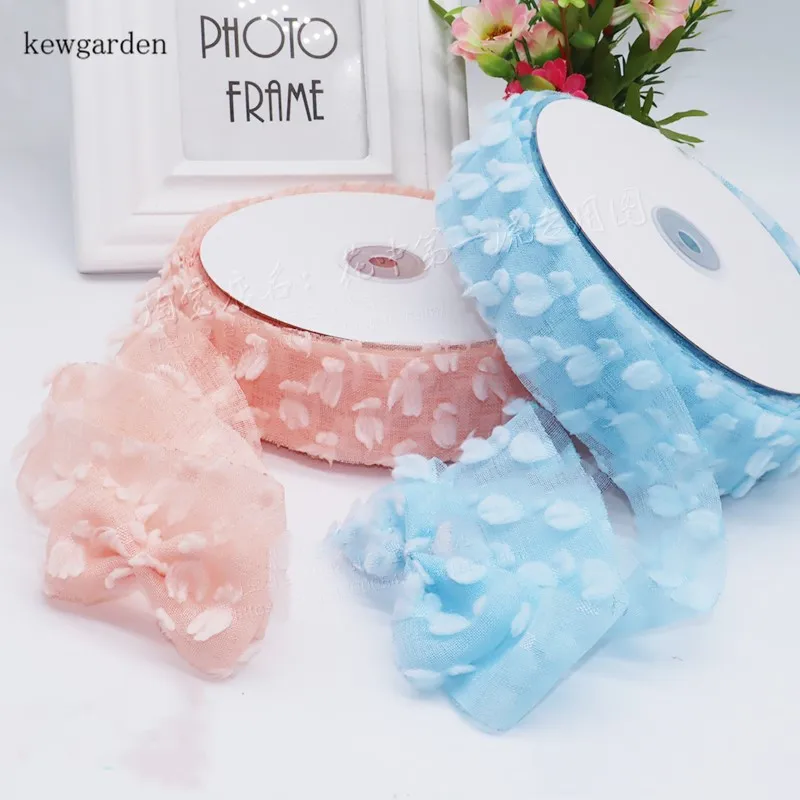 Kewgarden Cloud Gauze Lace Satin Ribbons 1.5" 38mm Handmade Tape DIY Brooch Hair Bowknot Accessories Webbing Wholesale 25Yards
Kewgarden Cloud Gauze Lace Satin Ribbons 1.5" 38mm Handmade Tape DIY Brooch Hair Bowknot Accessories Webbing Wholesale 25Yards