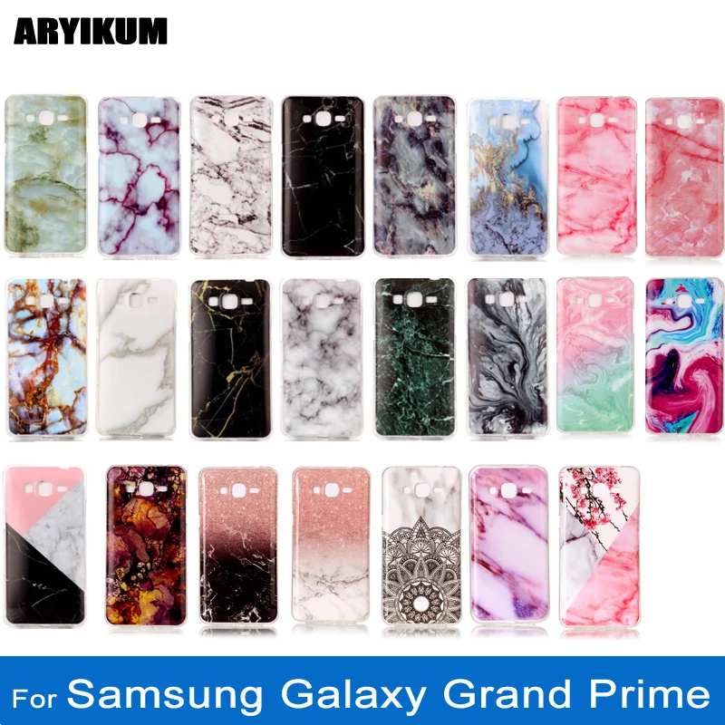 ARYIKUM TPU Marble Case For Samsung Galaxy Grand Prime G530 G531H Silicone Cover Gran Duos Capinha Capas |