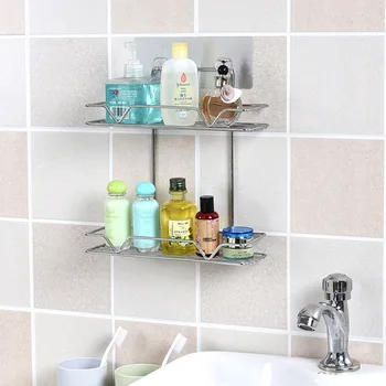Hot Stainless Steel Bathroom Shelf Traceless Adhesive Tape Storage Holder Bathroom Accessories Hanging Organizer Basket
Hot Stainless Steel Bathroom Shelf Traceless Adhesive Tape Storage Holder Bathroom Accessories Hanging Organizer Basket