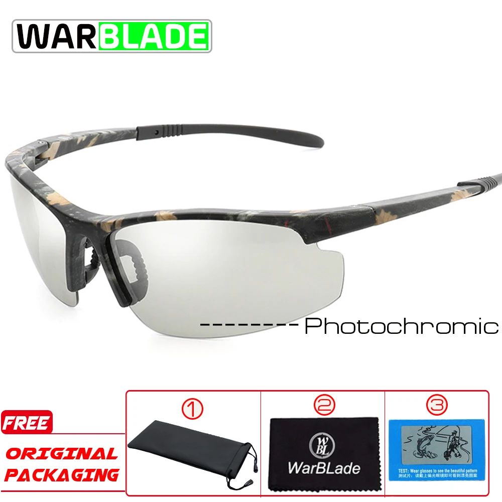 Фото Polarized Photochromic Cycling Glasses Bike Outdoor Sports Bicycle Sunglasses Goggles Eyewear With Myopia Frame | Спорт и