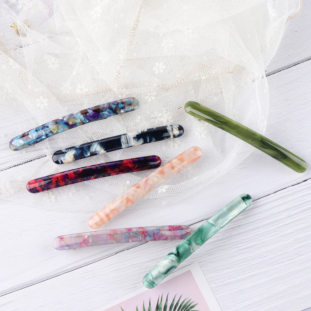 Women Acetic Acid Hair Clips Long Sticks Hairpins Girls Barrettes Fashion Hairgrips Hair Accessories
Women Acetic Acid Hair Clips Long Sticks Hairpins Girls Barrettes Fashion Hairgrips Hair Accessories