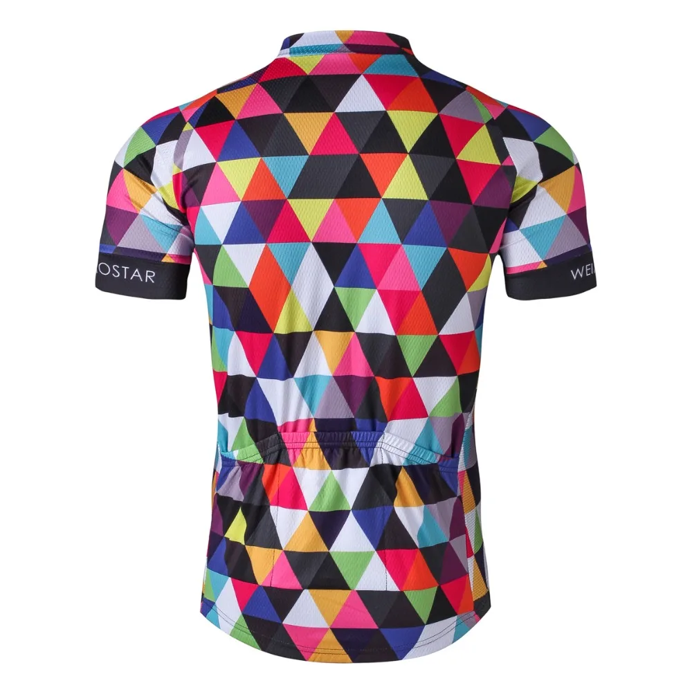 colorful cycling jerseys