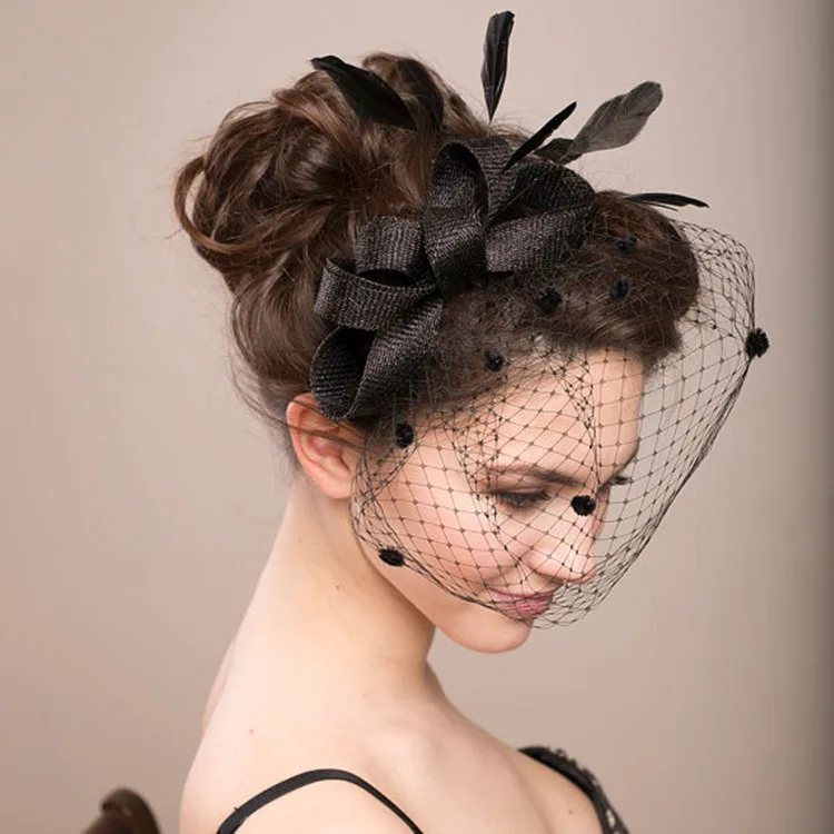 Black Vintage Feather Birdcage Veils Wedding Veil 2019 Short Ivory Garden Bridal Headwear Wedding Accessories Velos De Novia 02
Black Vintage Feather Birdcage Veils Wedding Veil 2019 Short Ivory Garden Bridal Headwear Wedding Accessories Velos De Novia 02