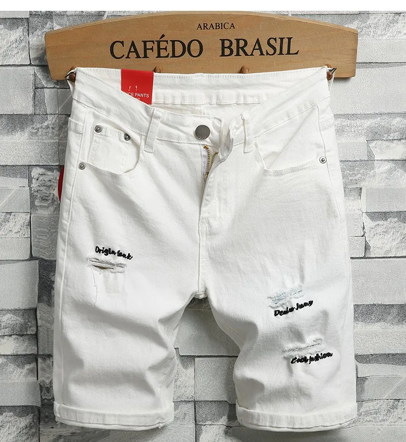 white short jeans mens