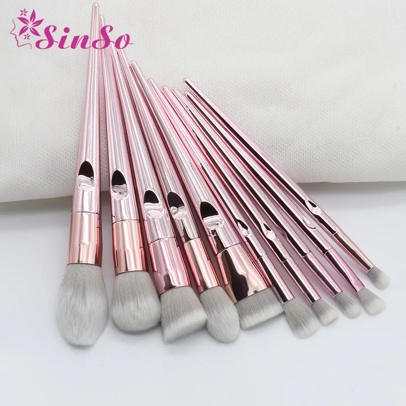 SinSo 10Pcs Makeup Brushes Make Up Brushes Kit Foundation Set Professional Blush Eyebrow Eyeshadow Blending Makeuo Brush Tools
SinSo 10Pcs Makeup Brushes Make Up Brushes Kit Foundation Set Professional Blush Eyebrow Eyeshadow Blending Makeuo Brush Tools