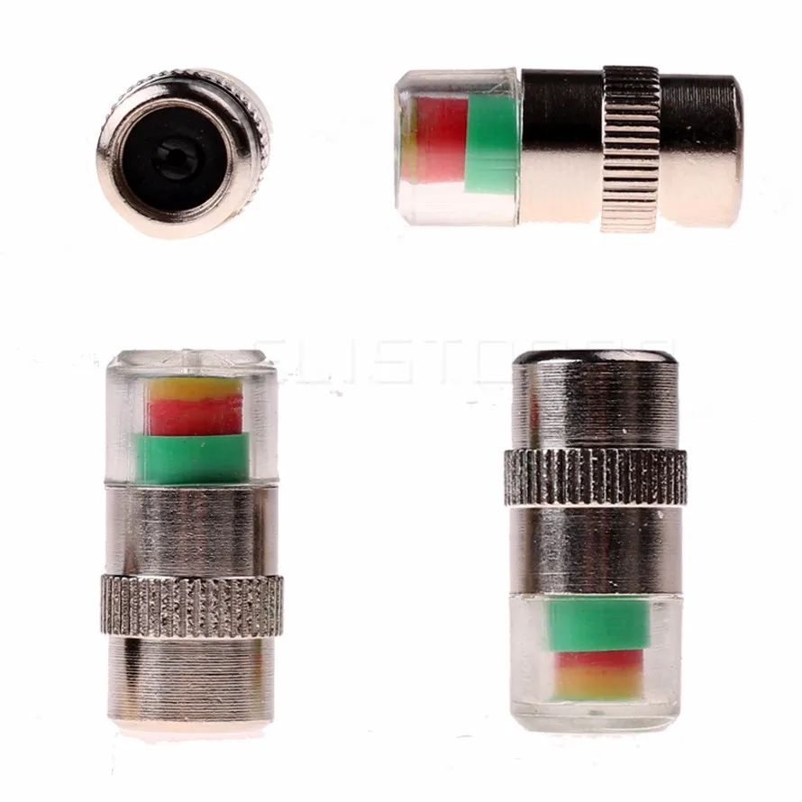 4 PCS/Lot 2.4Bar Car Auto Tire Pressure Monitor Valve Stem Caps Sensor 3 color Indicator Eye Alert Diagnostic Tools Kit
4 PCS/Lot 2.4Bar Car Auto Tire Pressure Monitor Valve Stem Caps Sensor 3 color Indicator Eye Alert Diagnostic Tools Kit