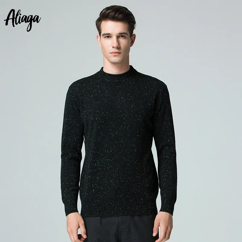 2019 New Fashion 100% Pure Cashmere Mock Neck Sweater Men Autumn Winter Warm Knitted Pullover Male Dots Yarn Cashmere Jumpers
2019 New Fashion 100% Pure Cashmere Mock Neck Sweater Men Autumn Winter Warm Knitted Pullover Male Dots Yarn Cashmere Jumpers