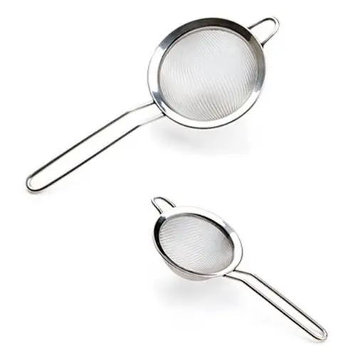 POP ITEM! High Quality Stainless Steel Fine Mesh Wire Flour Colander Sifter Sieve Oil Tea Strainer Kitchen Tools
POP ITEM! High Quality Stainless Steel Fine Mesh Wire Flour Colander Sifter Sieve Oil Tea Strainer Kitchen Tools