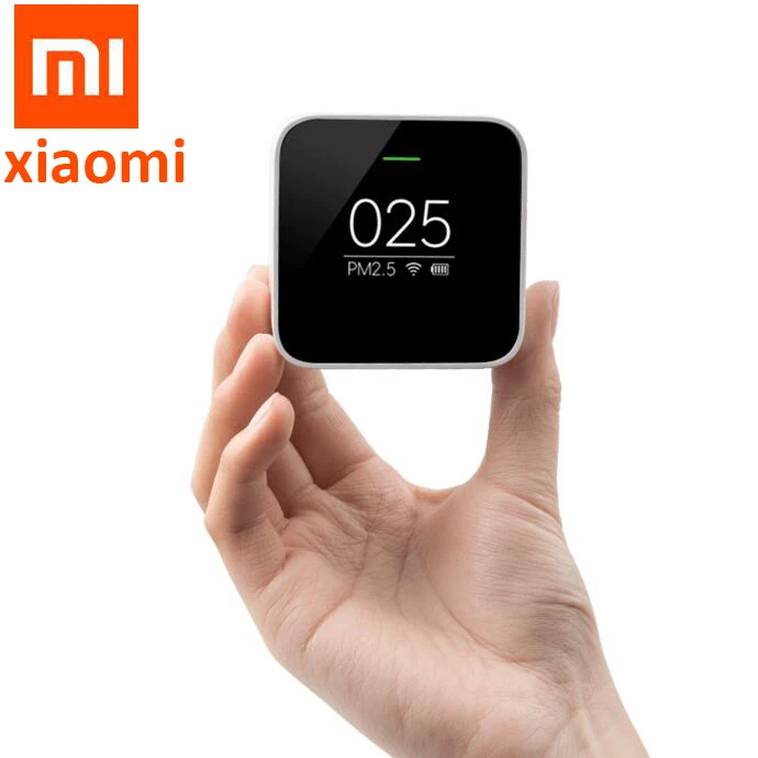 Original Xiaomi Mijia PM2.5 Detector Xiaomi Air Quality Tester OLED Screen Sensor Smart Control APP wifi 2.4Ghz air purifier 2
Original Xiaomi Mijia PM2.5 Detector Xiaomi Air Quality Tester OLED Screen Sensor Smart Control APP wifi 2.4Ghz air purifier 2