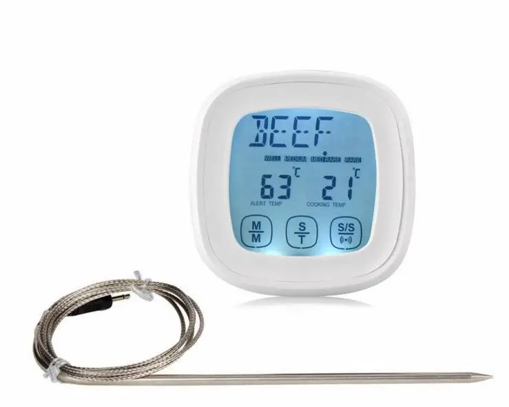 Oven Meat Thermometer & Timer Accurate Digital Best Grill Cooking Thermometers KitchenTime for Grilling BBQ Food Turkey Smoker
Oven Meat Thermometer & Timer Accurate Digital Best Grill Cooking Thermometers KitchenTime for Grilling BBQ Food Turkey Smoker