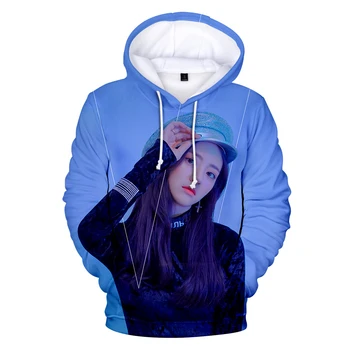 

3D ITZY The New Korean women's group ITZY Printing Fan service Hoodies Sweatshirts Popular Fashion Leisure Boy Girl Top