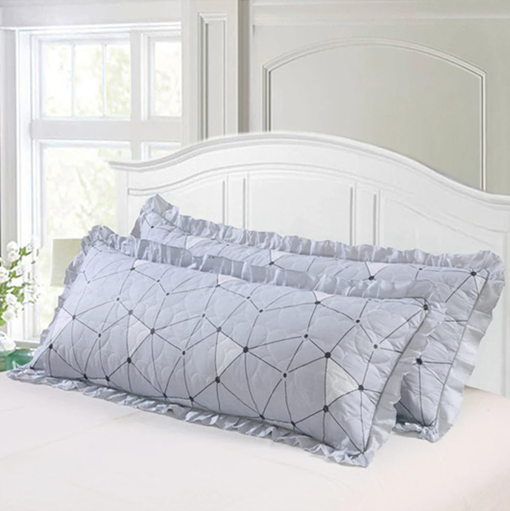 Bedroom Thicken Cotton Double Long Quilted Pillowcase Pillowcove Envelope Sleep Pillow Case Pillowslip Bedding Bed Linings Gray
Bedroom Thicken Cotton Double Long Quilted Pillowcase Pillowcove Envelope Sleep Pillow Case Pillowslip Bedding Bed Linings Gray