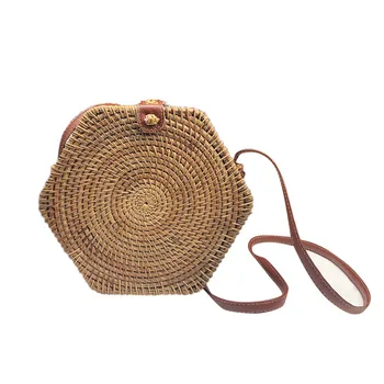 New Elegant Shoulder Bag Women Wild Simple Messenger Bag For Girls Square Handwoven Round Retro Shell Rattan Straw Bag K708
New Elegant Shoulder Bag Women Wild Simple Messenger Bag For Girls Square Handwoven Round Retro Shell Rattan Straw Bag K708