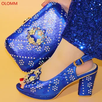 OLOMM beauty Lady Italian Shoes and Bag Set blue color African Shoes and Matching Bags Italian Nigerian Shoes and Bag!YRP1-6
OLOMM beauty Lady Italian Shoes and Bag Set blue color African Shoes and Matching Bags Italian Nigerian Shoes and Bag!YRP1-6
