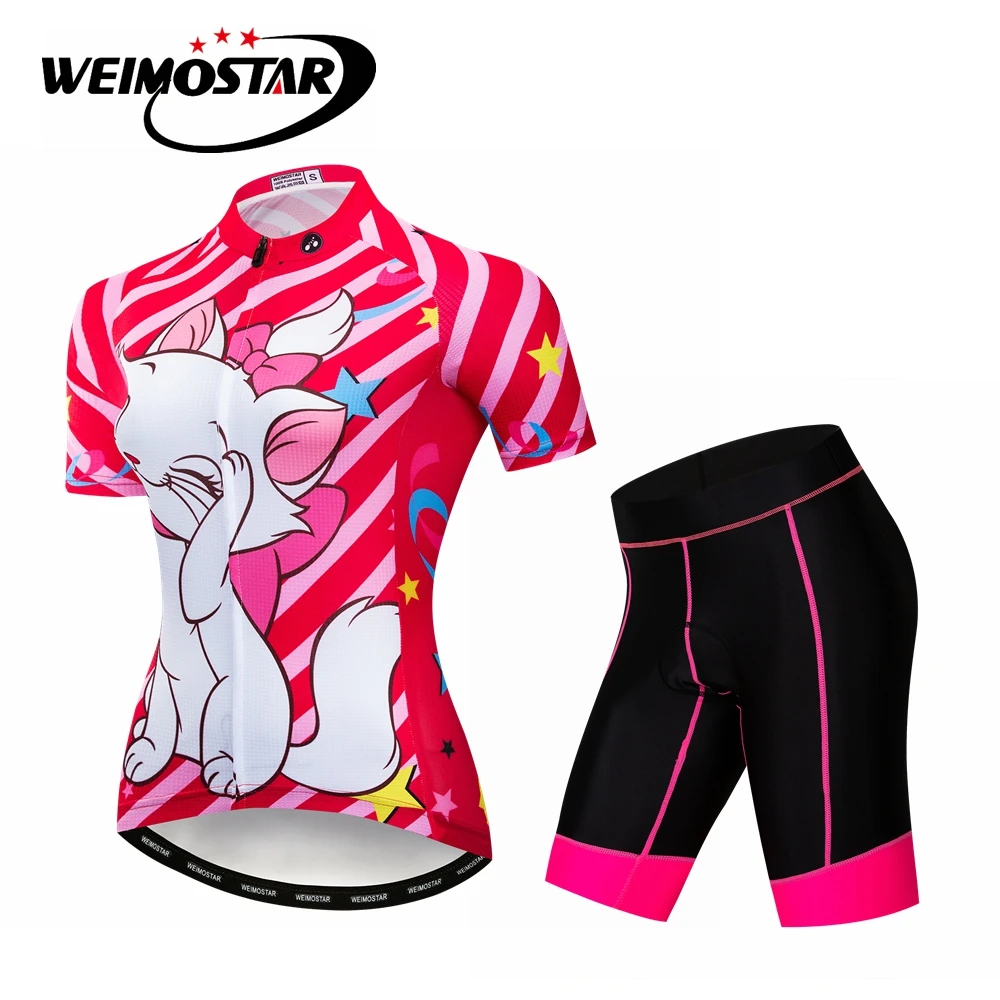 Women's Cycling Jersey Summer Racing Bicycle Clothing Sets Ropa Maillot Ciclismo Bike Clothes GEL Padded Female Breathable Pink
Women's Cycling Jersey Summer Racing Bicycle Clothing Sets Ropa Maillot Ciclismo Bike Clothes GEL Padded Female Breathable Pink