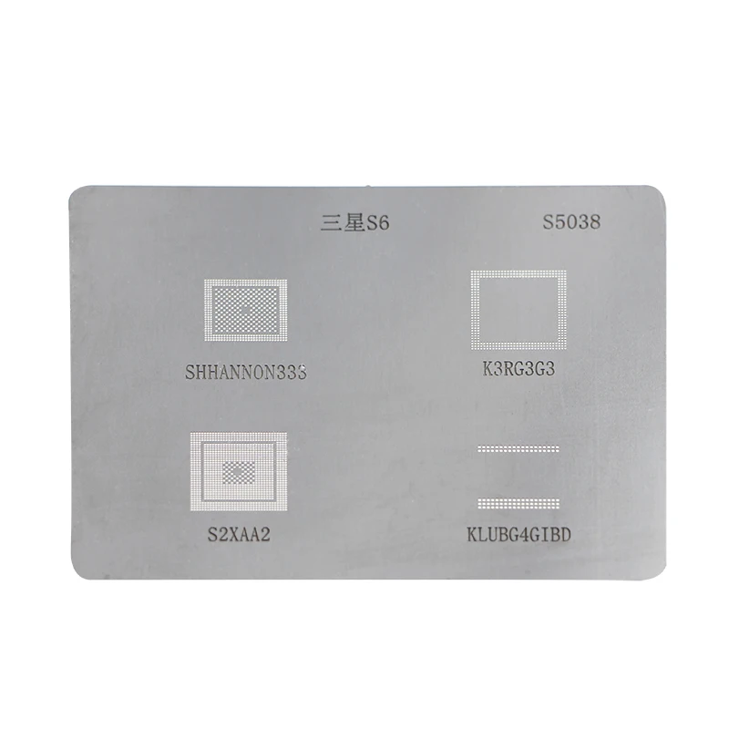 UANME Logic Board CPU Chip Repair Tool For Samsung Galaxy S6 7 Edge S8 S8plus Motherboard IC Chip Ball Soldering Net Steel Plate
UANME Logic Board CPU Chip Repair Tool For Samsung Galaxy S6 7 Edge S8 S8plus Motherboard IC Chip Ball Soldering Net Steel Plate