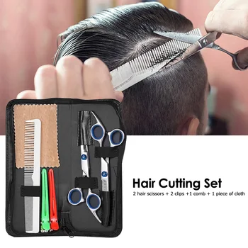 Professional Hair Cutting Scissors Set Barber Shears Hair Thinning Kit Salon Portable Hairdressing Cutter Styling Tool With Comb
Professional Hair Cutting Scissors Set Barber Shears Hair Thinning Kit Salon Portable Hairdressing Cutter Styling Tool With Comb