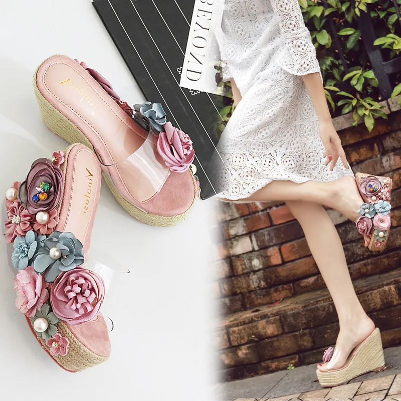 wedge heel female leather Low new 2019 clogs platform rubber slippers slides sandal flower heels summer ladies shoes sandals
wedge heel female leather Low new 2019 clogs platform rubber slippers slides sandal flower heels summer ladies shoes sandals