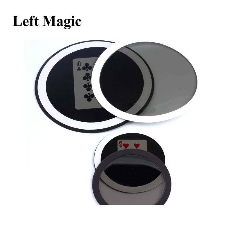 

1 set Mirror Poker Card magia gimmick accessoire magic tricks props funny magie illusion street C2036