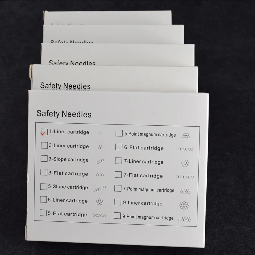 Tattoo Safety Needle 100pcs Mixing Box RL/RS/F Cartridge Disinfection Tattoo Machine Permanent Makeup Eyebrow Lip Needle Tips
Tattoo Safety Needle 100pcs Mixing Box RL/RS/F Cartridge Disinfection Tattoo Machine Permanent Makeup Eyebrow Lip Needle Tips