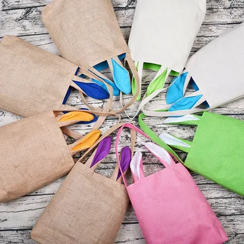 100pcs/lot Easter Decoration Supplies Easter Gift Bag Jute Burlap Material Rabbit Ear Shape Bags For child Gifts Packing
100pcs/lot Easter Decoration Supplies Easter Gift Bag Jute Burlap Material Rabbit Ear Shape Bags For child Gifts Packing
