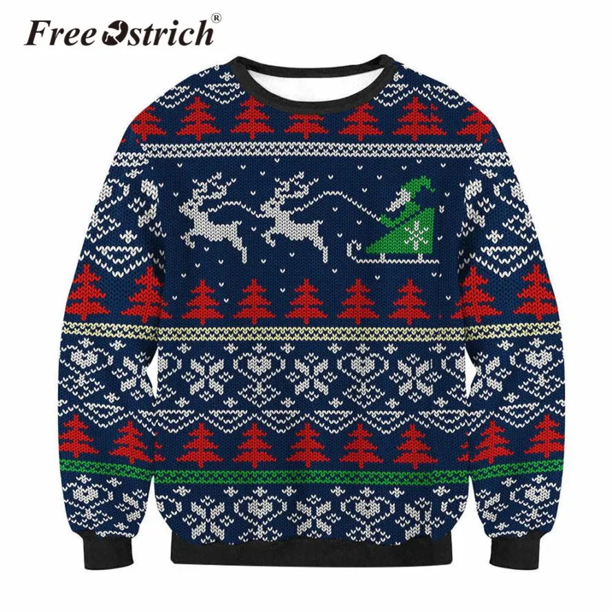 Free Ostrich Hoodies Christmas Sweatshirts Womens Deer Pattern O-neck Pullovers Casual Harajuku Sweatshirt Women K1330
Free Ostrich Hoodies Christmas Sweatshirts Womens Deer Pattern O-neck Pullovers Casual Harajuku Sweatshirt Women K1330