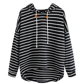sweatshirt women Stripe Casual Sweatshirt Long Sleeve Crop Jumper Pullover Tops sudaderas mujer 2017
sweatshirt women Stripe Casual Sweatshirt Long Sleeve Crop Jumper Pullover Tops sudaderas mujer 2017