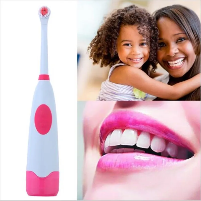 Горячая Распродажа электрическая вращающаяся зубная щетка для взрослых детская
