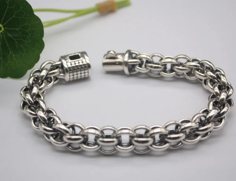 Sterling S925 Silver Bracelet O Lantern Shaped Man's Chain Round Rolo 9"L / 52g Bracelet Female Personality Jewelry For Man
Sterling S925 Silver Bracelet O Lantern Shaped Man's Chain Round Rolo 9"L / 52g Bracelet Female Personality Jewelry For Man