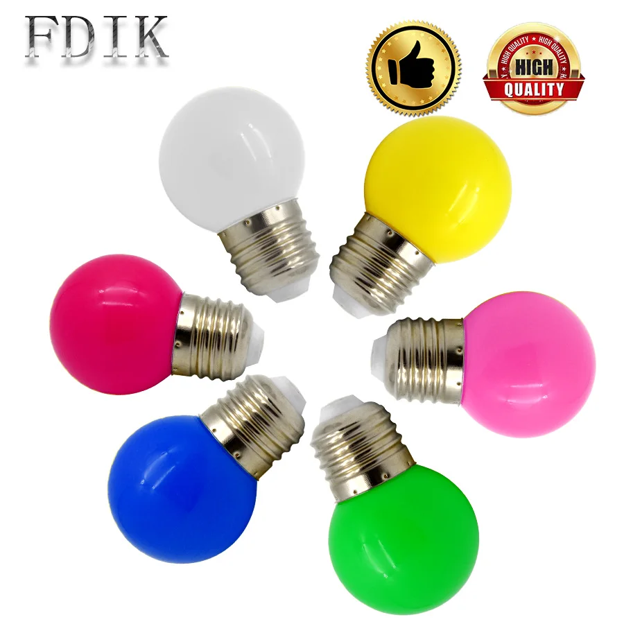 E27 Colorful LED Bulbs 1W 3W Holiday Lamps Colorful Globe Bulb Light Bar Lights SMD 2835 Home Party Decorative Lamp Lightings
E27 Colorful LED Bulbs 1W 3W Holiday Lamps Colorful Globe Bulb Light Bar Lights SMD 2835 Home Party Decorative Lamp Lightings