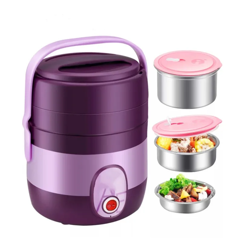 3 Layers Portable Electric Heating Lunch Box Mini Rice Cooker Warmer Automatic Food Steamer Lunchbox Meal Container Heater
3 Layers Portable Electric Heating Lunch Box Mini Rice Cooker Warmer Automatic Food Steamer Lunchbox Meal Container Heater