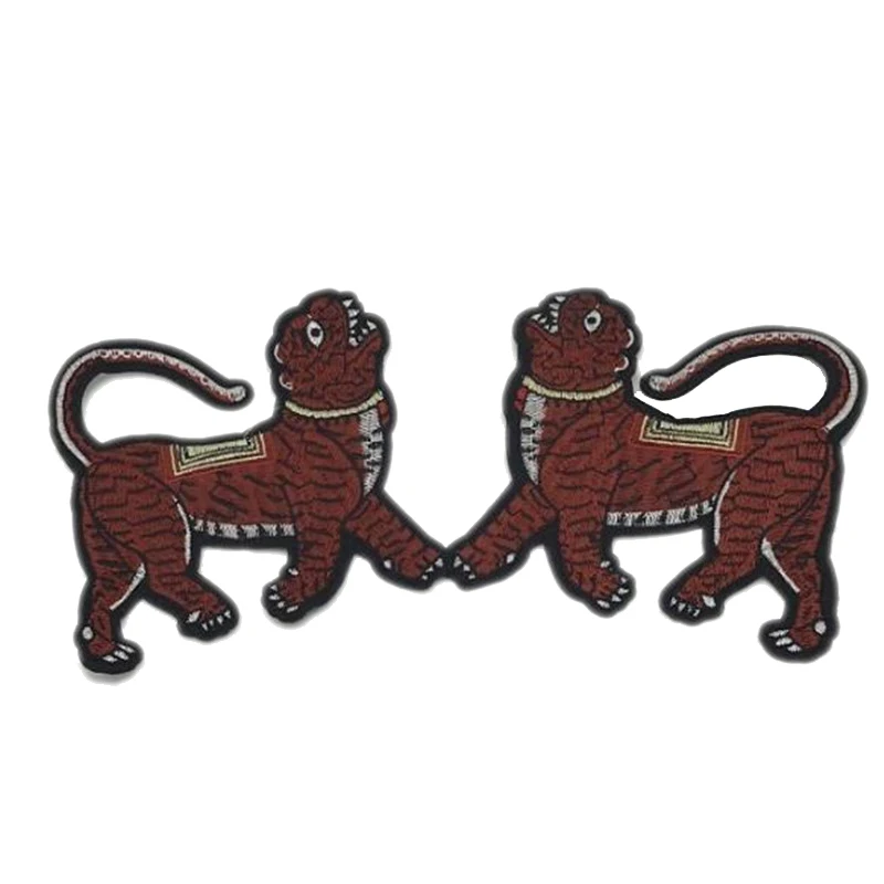 Tiger Iron On Patches for Clothing Embroidery Dragon head Patch Apparel Accessories Stickers Clothes Fabric Free Shipping
Tiger Iron On Patches for Clothing Embroidery Dragon head Patch Apparel Accessories Stickers Clothes Fabric Free Shipping