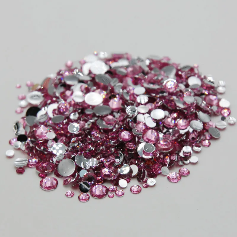 High quality new pink mixed size round Strass loose non-Hotfix flat back stone acrylic rhinestone DIY nail decoration design
High quality new pink mixed size round Strass loose non-Hotfix flat back stone acrylic rhinestone DIY nail decoration design