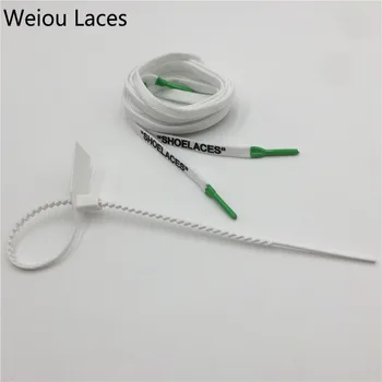 Weiou Screen Printing Flat Shoelaces Tubular Polyester "SHOELACES" handmade Printed running shoestrings for Off White Sneakers
Weiou Screen Printing Flat Shoelaces Tubular Polyester "SHOELACES" handmade Printed running shoestrings for Off White Sneakers