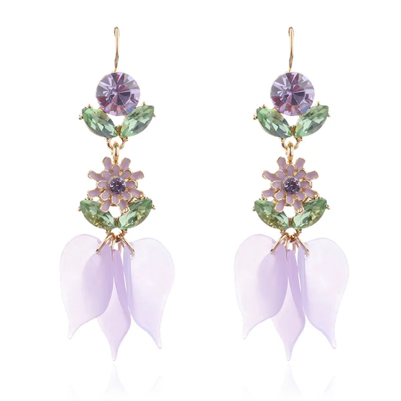 2018 Korean New Fairy Petal Flower Earrings for Women Sweet Accessories Shining Crystal Leaf Dangle Pendientes Long Earrings
2018 Korean New Fairy Petal Flower Earrings for Women Sweet Accessories Shining Crystal Leaf Dangle Pendientes Long Earrings