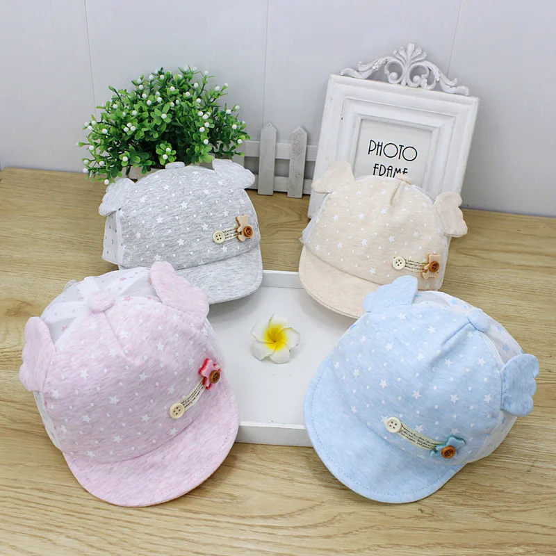 Summer Cotton Comfortable Infant Hats Cute Casual Star Soft Eaves Baseball Cap Baby Boy Beret Baby Girls Sun Hat
Summer Cotton Comfortable Infant Hats Cute Casual Star Soft Eaves Baseball Cap Baby Boy Beret Baby Girls Sun Hat