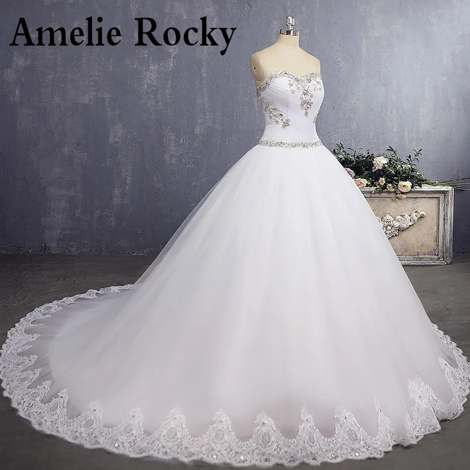 Vestido De Noiva Cheap Bride Dress Sexy Vintage Wedding Gowns Ball Gwon Crystal Plus Size Wedding Dress 2019
Vestido De Noiva Cheap Bride Dress Sexy Vintage Wedding Gowns Ball Gwon Crystal Plus Size Wedding Dress 2019