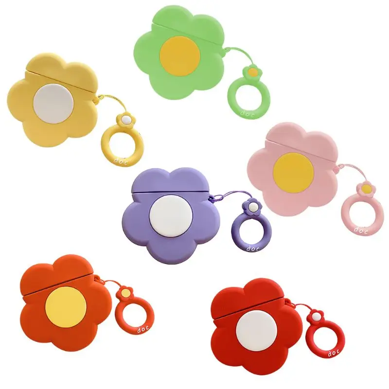 Beautiful Flower Pattern Soft Silicone Protective Cover Shockproof Case Skin with Lanyard for Airpods 1/2 Charging Box Accessori
Beautiful Flower Pattern Soft Silicone Protective Cover Shockproof Case Skin with Lanyard for Airpods 1/2 Charging Box Accessori