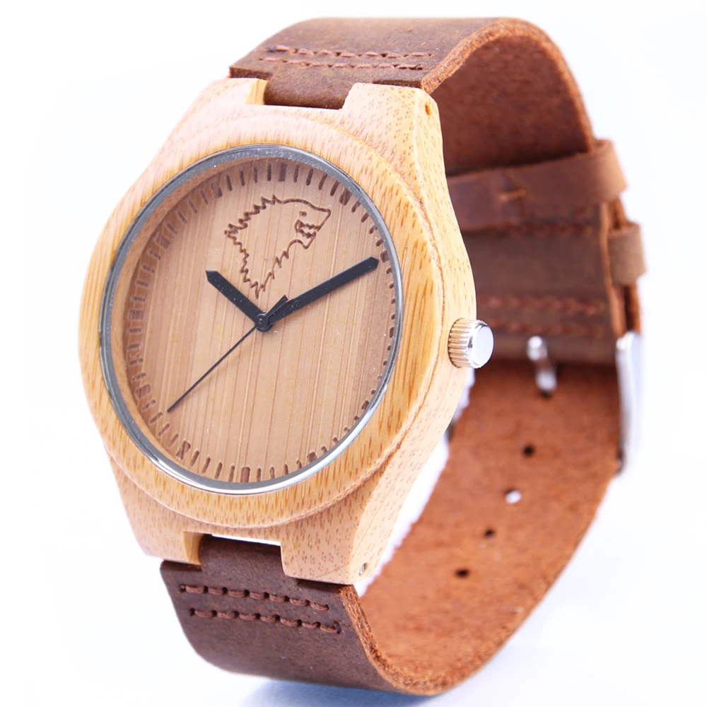 Relogio 2017 Top Brand Luxury Bamboo Watch Men Wooden Wolf Head Quartz Watches Genuine Cowhide Leather Band Wristwatch For Men's
Relogio 2017 Top Brand Luxury Bamboo Watch Men Wooden Wolf Head Quartz Watches Genuine Cowhide Leather Band Wristwatch For Men's