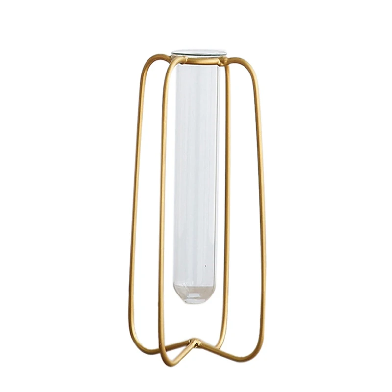 Office Desktop Decoration Set Test Tube Vase With Gold Metal Stand Rack Bottle For Plant Diy Home Study Decor Table Vase
Office Desktop Decoration Set Test Tube Vase With Gold Metal Stand Rack Bottle For Plant Diy Home Study Decor Table Vase