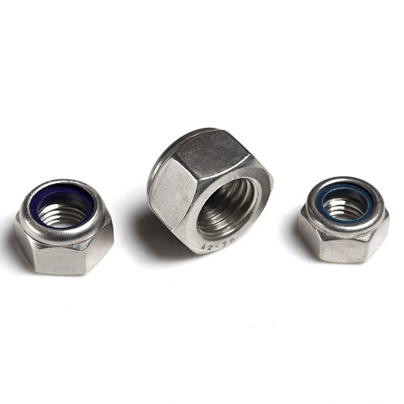 304 Stainless steel Hexagon Nuts DIN 985 M2-20 Prevailing Torque Type Hexagon Thin Nuts With Non-Metallic Insert
304 Stainless steel Hexagon Nuts DIN 985 M2-20 Prevailing Torque Type Hexagon Thin Nuts With Non-Metallic Insert